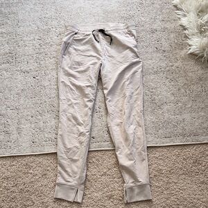 Tommy John Women’s Light Beige Jogger Pants with Drawstring Waist
